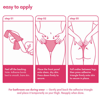 CAKES Invisible™ undies 3-Pack