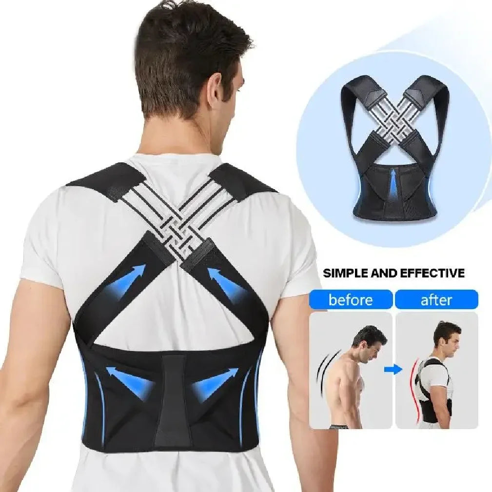 Correcteur de posture ajustable - Maintien total du dos