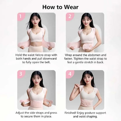 Correcteur de posture ajustable - Maintien total du dos