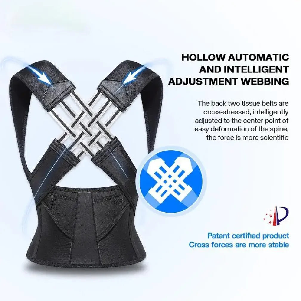 Correcteur de posture ajustable - Maintien total du dos